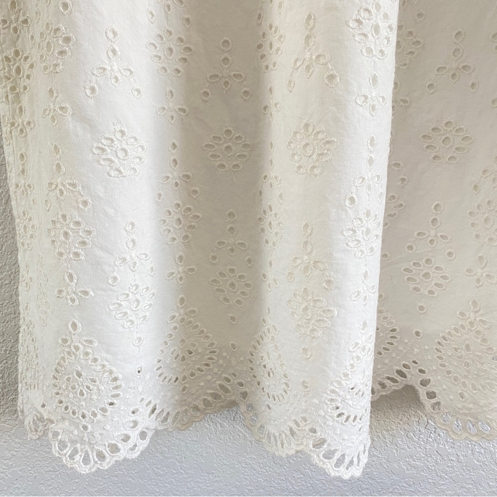 Rebecca Taylor White Embroidered eyelet Dress - Picture 9 of 13